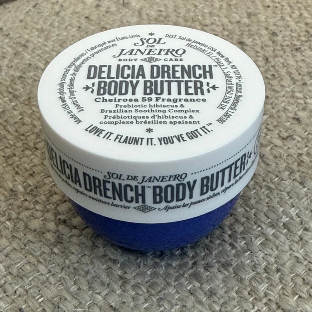 NWT Sol de Janeiro Delicia Drench Body Butter Cheirosa 59 Travel Mini 25ml